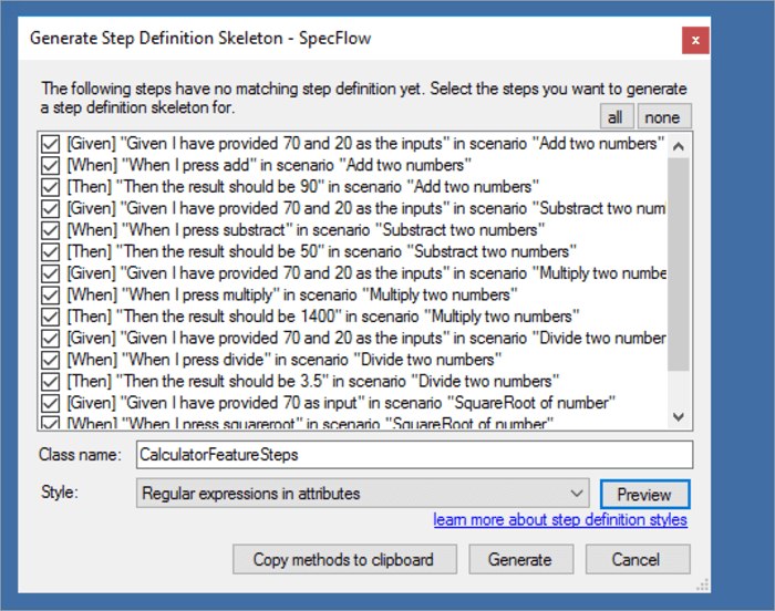 Cucumber Generate Step Definitions Java Eclipse Shortcut Key Alt Enter